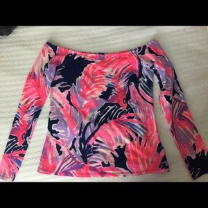 Lilly Pulitzer off the shoulder top